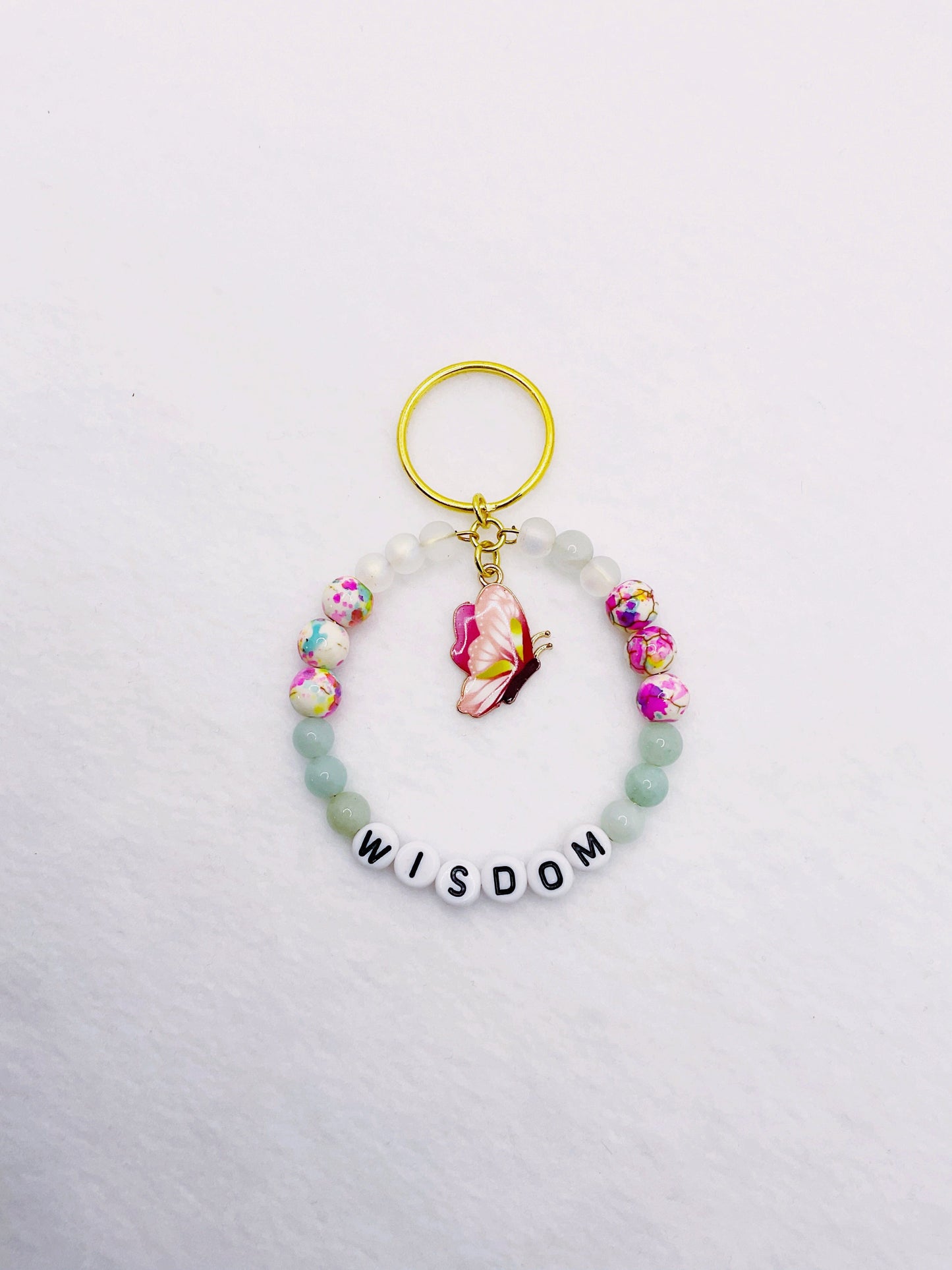 Zuri and Zyla Keychain Butterfly Wisdom