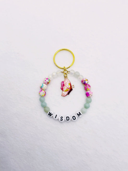 Zuri and Zyla Keychain Butterfly Wisdom