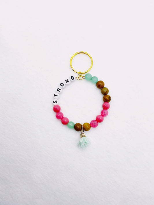 Zuri and Zyla Keychain Strong in Multi-colors