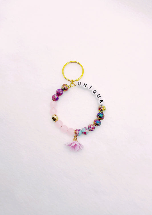 Zuri and Zyla Keychain Unique in Multi-colors