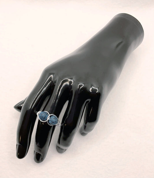 Zuri and Zyla Rings Navy Blue Tonya Ring