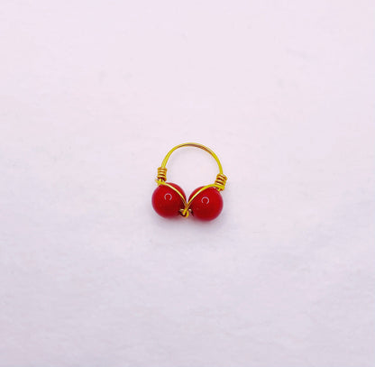 Zuri and Zyla Rings Red Tonya Ring