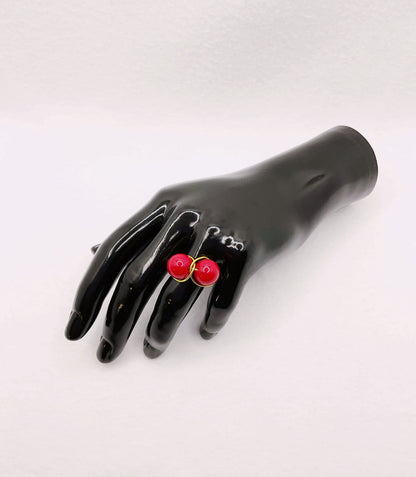 Zuri and Zyla Rings Red Tonya Ring