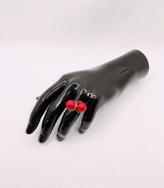 Zuri and Zyla Rings Red Tonya Ring